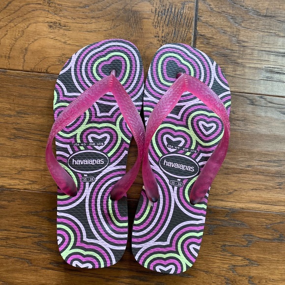 Havaians Glow in Dark flip flops - Picture 1 of 2